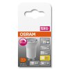 Osram lights GU10 LED 3 Watt warm-white dimmable 230 Lumen