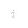 Osram lights E27 LED 4.8 Watt warm-white dimmable 470 Lumen