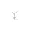 Osram lights E27 LED 4.8 Watt warm-white dimmable 470 Lumen