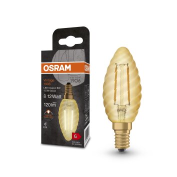 Osram lights E14 LED 1.5 Watt warm-white 120 Lumen