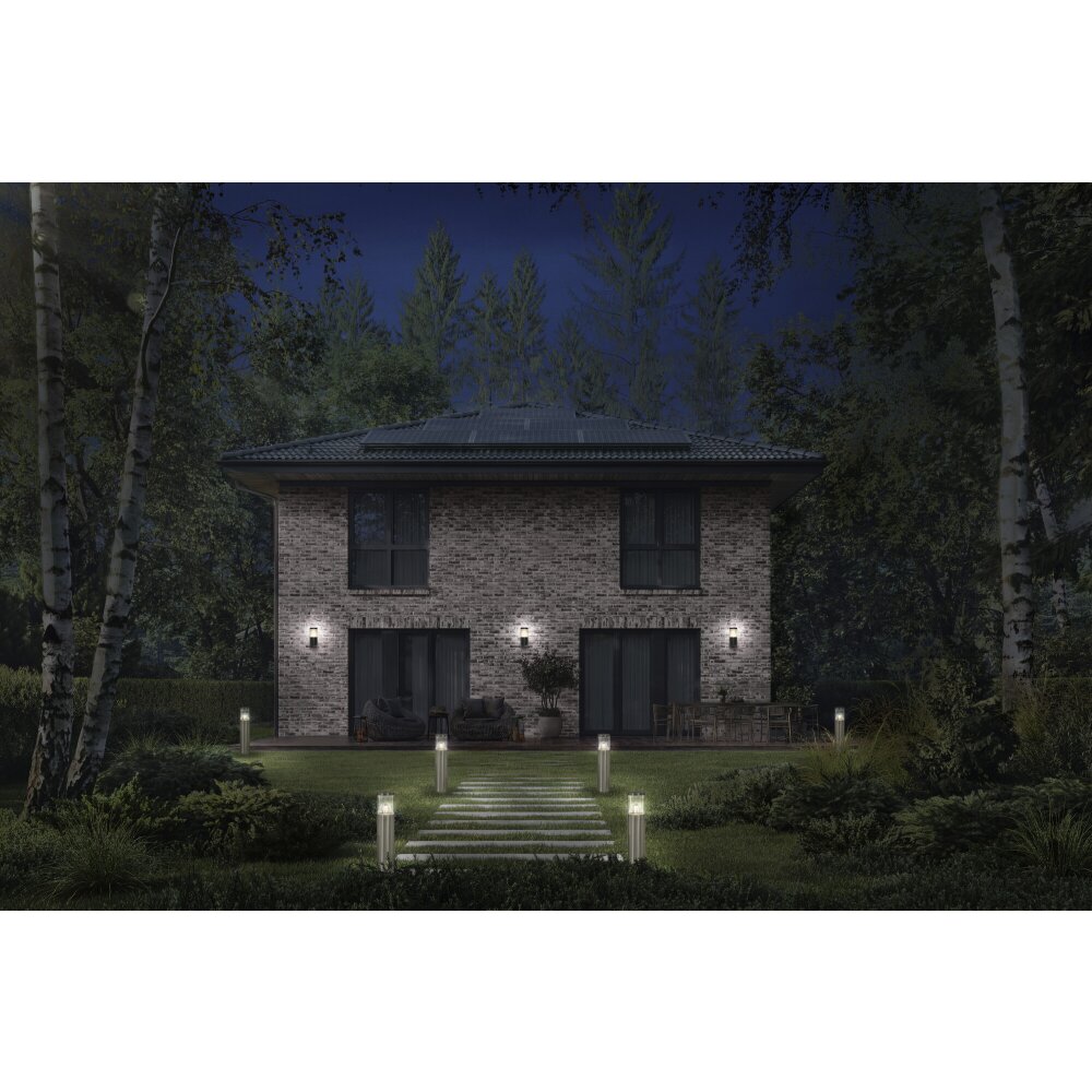 Ledvance Lights Endura wall light brushed steel, 1-light source