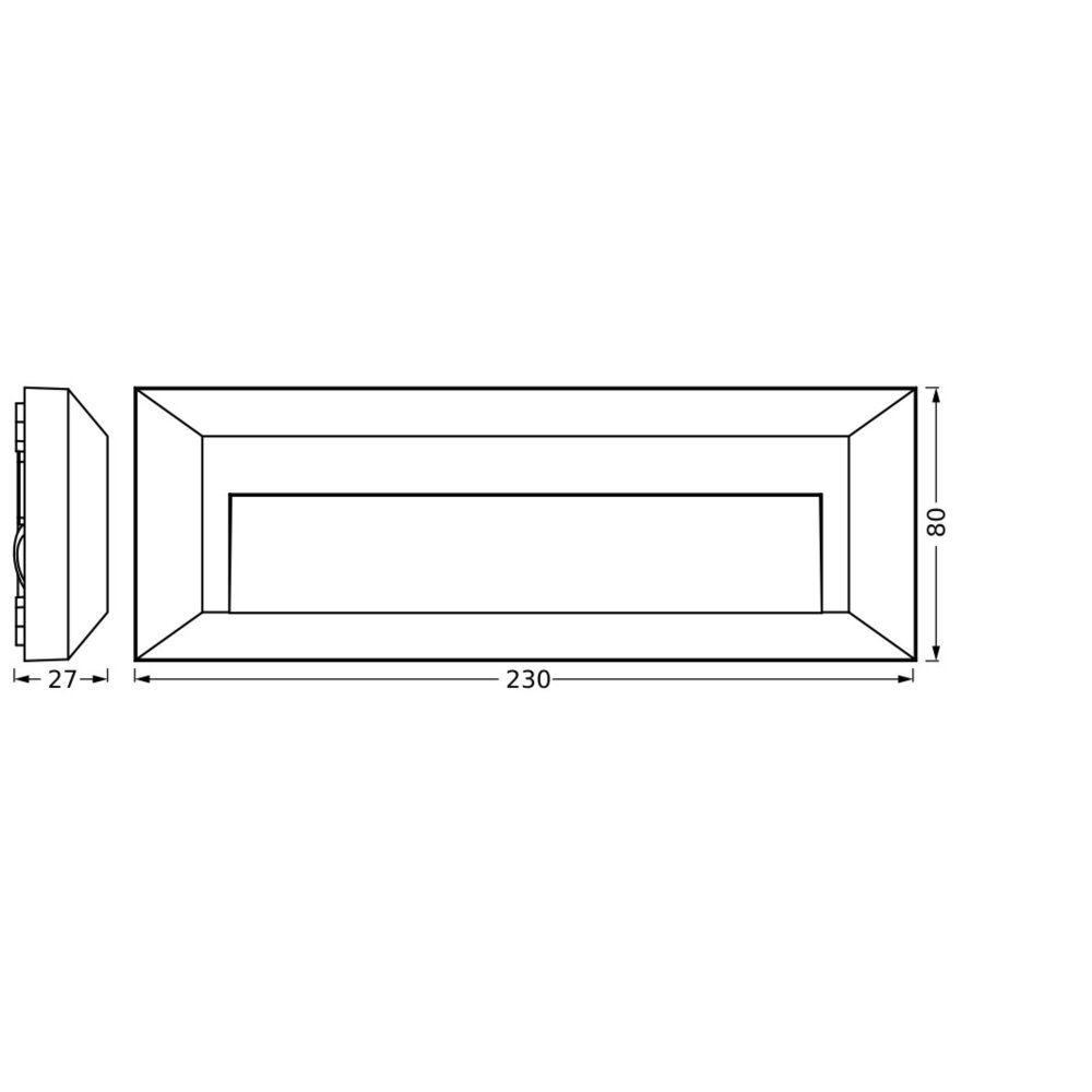 Ledvance Lights Endura outdoor wall light LED grey, 1-light source