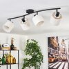 Granja ceiling light black, 4-light sources