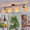 Granja ceiling light black, 4-light sources