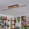 Sigersvik ceiling light LED Ecru, black, 1-light source