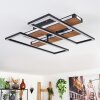 Sigersvik ceiling light LED Ecru, black, 1-light source