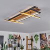 Cascada ceiling light LED brass, Ecru, black, 1-light source