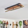 Cascada ceiling light LED brass, Ecru, black, 1-light source