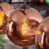 Ripoll pendant light coppery, 4-light sources