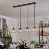 Apedo pendant light clear, 4-light sources