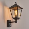 Anfei outdoor wall light black, 1-light source, Motion sensor