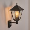 Anfei outdoor wall light black, 1-light source, Motion sensor