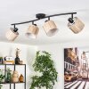 Bongal ceiling light black, 4-light sources