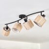 Bongal ceiling light black, 4-light sources