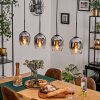 Vevino pendant light chrome, clear, 4-light sources