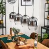 Vevino pendant light clear, Smoke-coloured, 4-light sources