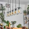 Lauden pendant light black, 5-light sources