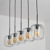 Lauden pendant light black, 5-light sources