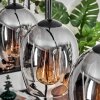 Vevino pendant light black, 5-light sources