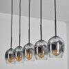 Vevino pendant light black, 5-light sources