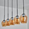 Vevino pendant light Amber, 5-light sources