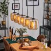 Lauden pendant light Amber, 5-light sources