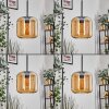 Lauden pendant light Amber, 5-light sources