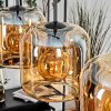 Lauden pendant light Amber, 5-light sources