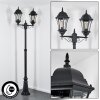 Etoe lamp post, path light black, 2-light sources