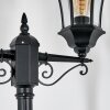 Etoe lamp post, path light black, 2-light sources