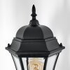 Etoe lamp post, path light black, 3-light sources