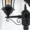 Etoe lamp post, path light black, 3-light sources