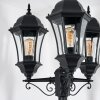 Etoe lamp post, path light black, 3-light sources