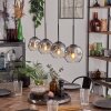 Ripoll pendant light black, 4-light sources