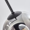 Ripoll pendant light black, 4-light sources