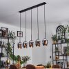 Vevino pendant light black, 5-light sources