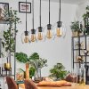 Vevino pendant light black, 5-light sources