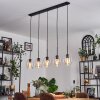 Vevino pendant light black, 5-light sources