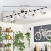 Bassagoda ceiling light black, 6-light sources