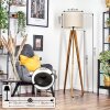 Bassagoda floor lamp, Reading light Ecru, black, 1-light source