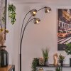 Gastor floor lamp black, 3-light sources