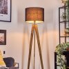 Bassagoda floor lamp, Reading light Ecru, black, 1-light source