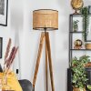 Ramila floor lamp, Reading light Ecru, black, 1-light source