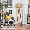 Ramila floor lamp, Reading light Ecru, black, 1-light source