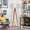 Bassagoda floor lamp, Reading light Ecru, black, 1-light source