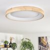 Lockeby ceiling light LED Ecru, white, 1-light source, Remote control