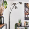 Koyoto floor lamp black, 3-light sources