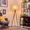 Bassagoda floor lamp, Reading light Ecru, black, 1-light source