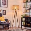 Ramila floor lamp, Reading light Ecru, black, 1-light source