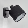 Bassagoda wall light, wall spotlight black, 1-light source